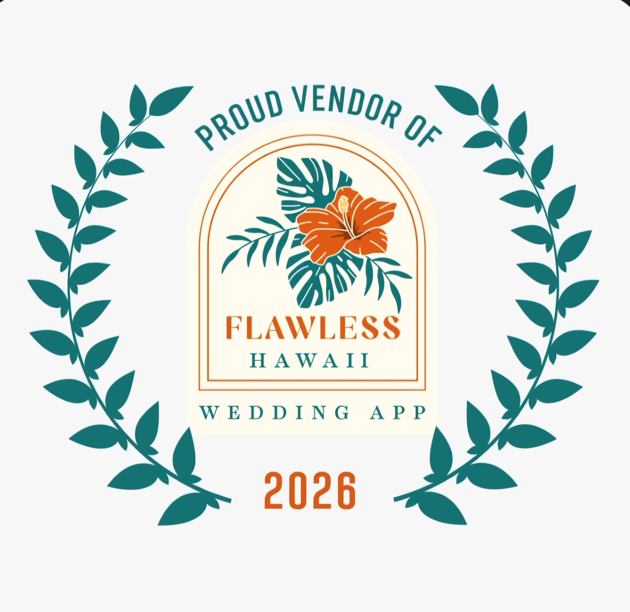 Proud Vendor of Flawless Hawaii Wedding App 2026 badge