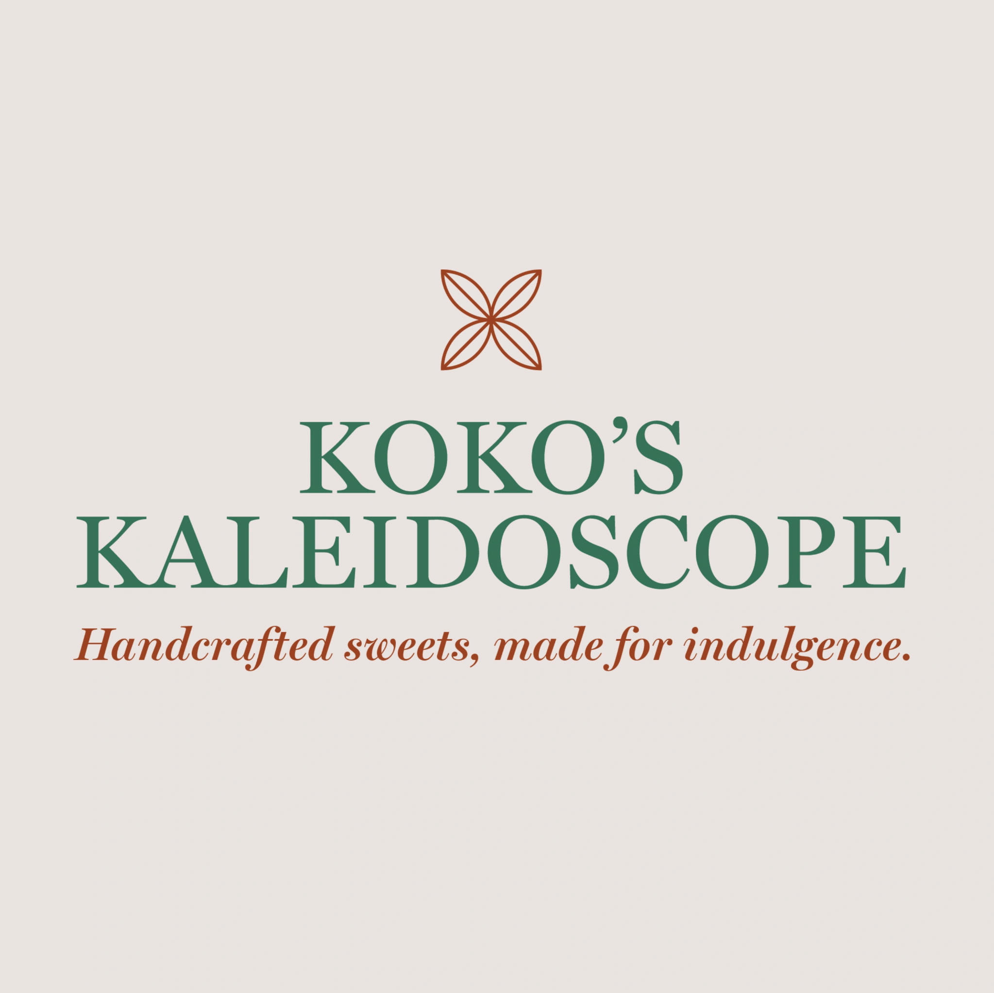 Koko's Kaleidoscope logo — handcrafted sweets, made for indulgence